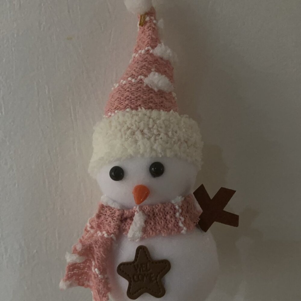Christmas cute doll hat snowman doll Christmas tree decoration pendant gift